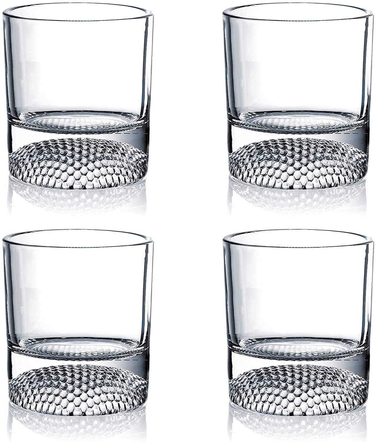 Golf Ball Whiskey Glasses 8oz Set of 4