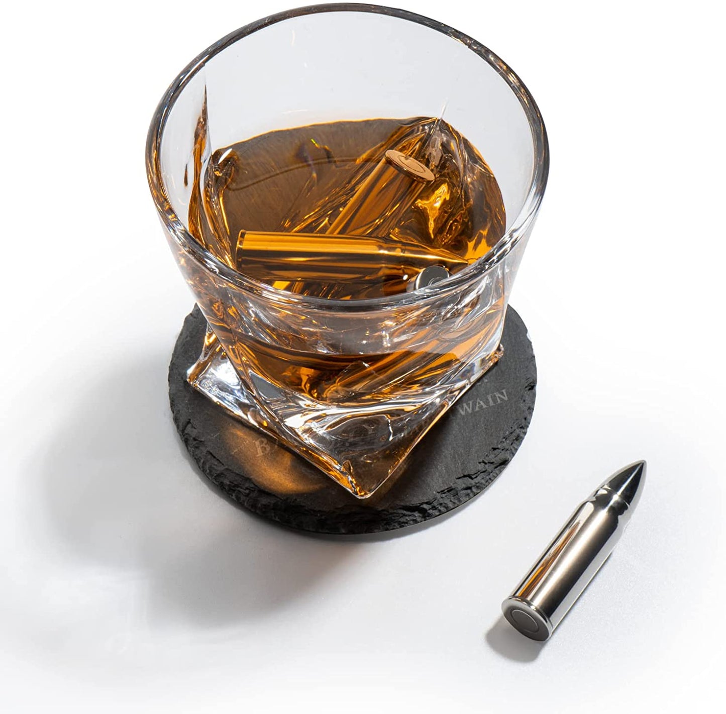 Whiskey Glass and Stones Gift Set