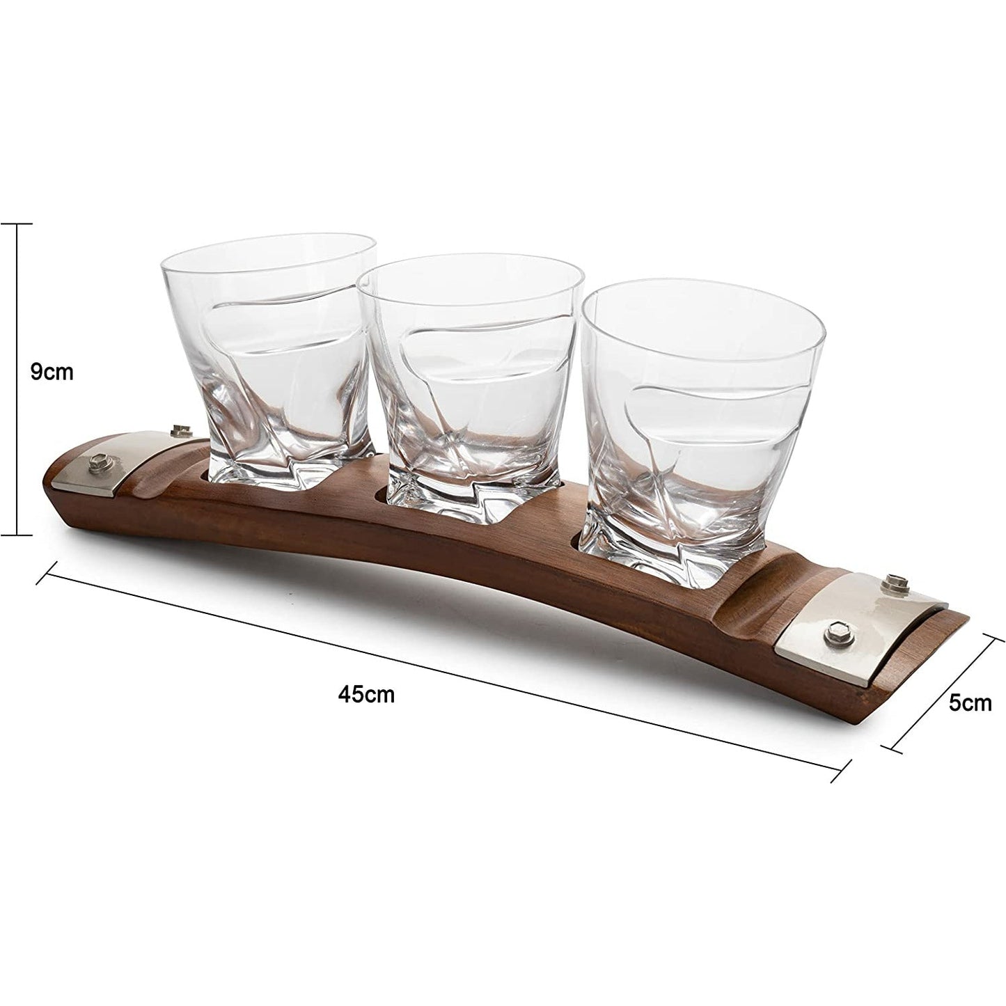 Cigar Whiskey Glass and Coaster Set