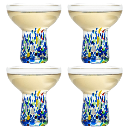 Confetti Margarita Glass Set of 4