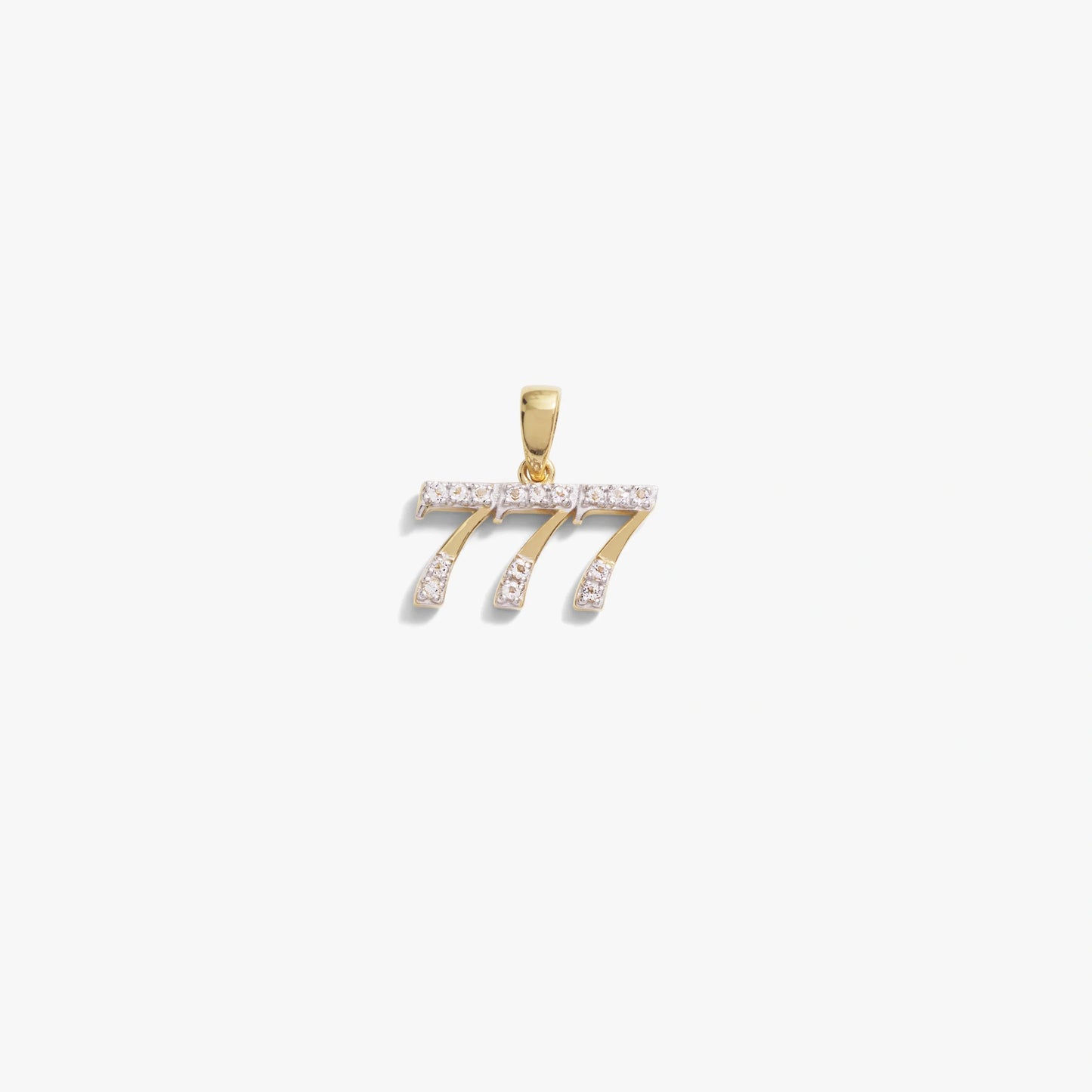 777 Sapphire Angel Number Amulet