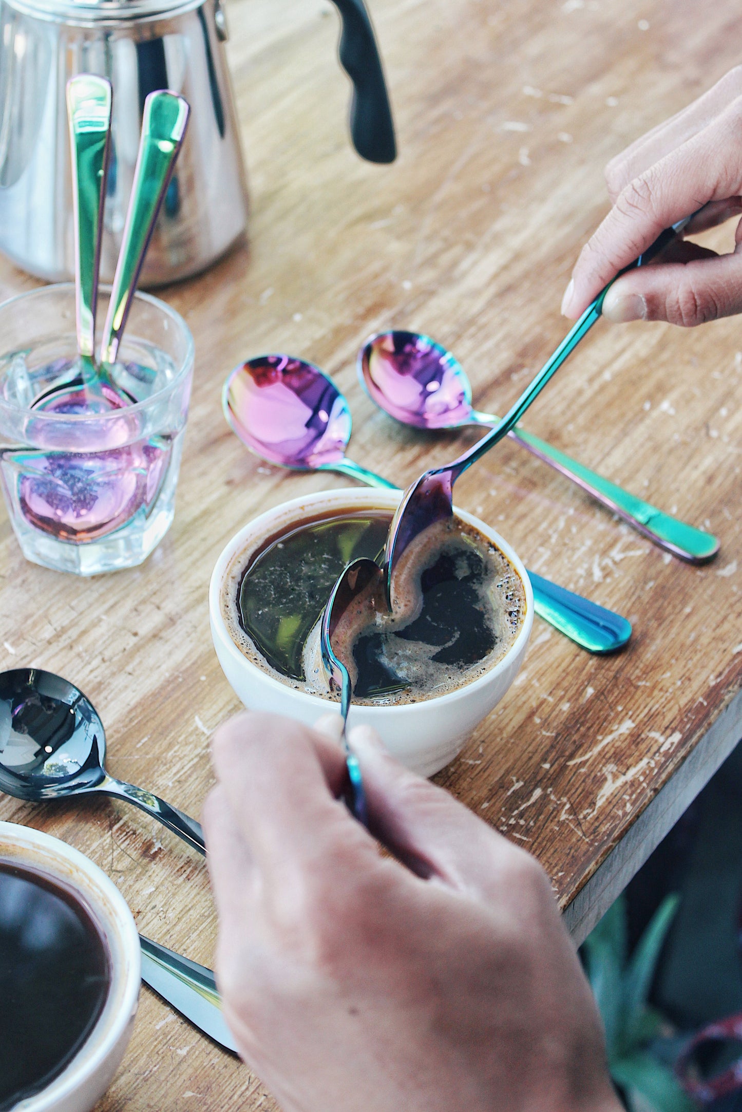 The Little Dipper: Rainbow Umeshiso Cupping Spoon