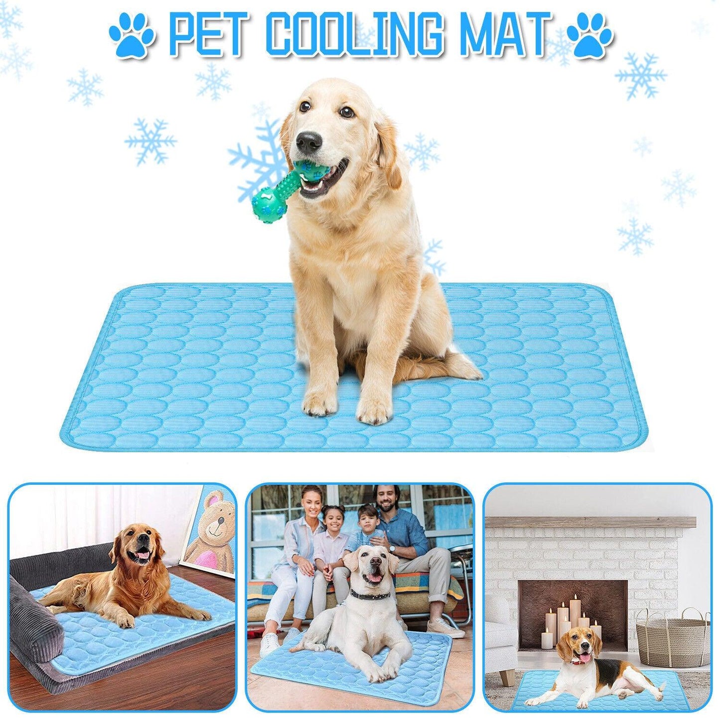 Cool Comfort Pet Cooling Mat by Dog Hugs Cat