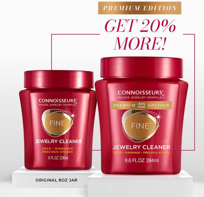 Premium Edition Jewelry Cleaner, Value Size 9.6Oz - Pick from Fine, Silver or Delicate Jewelry Cleaner