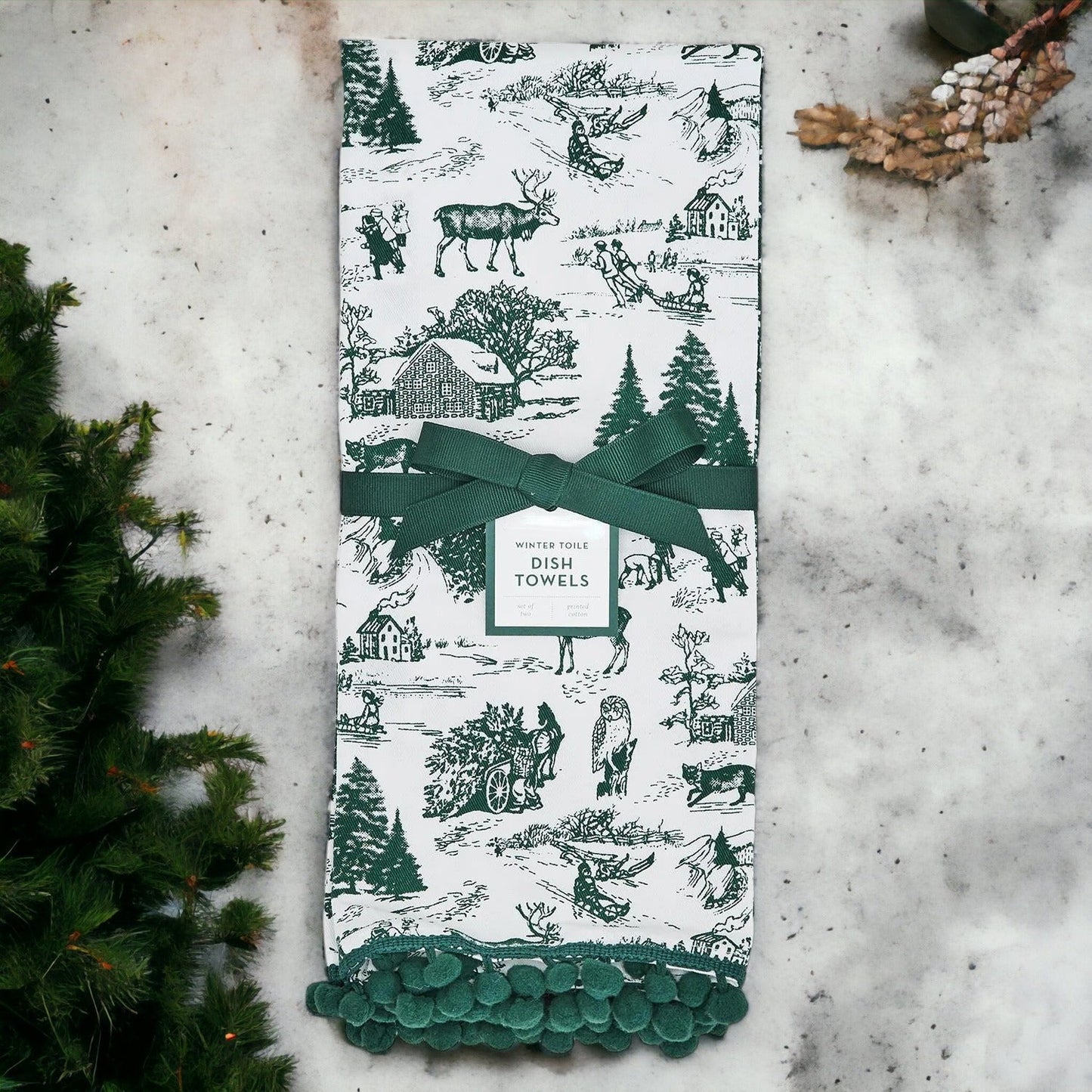 Christmas Forest Kitchen Towels