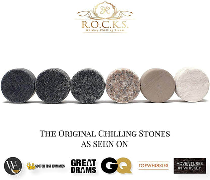 The Gentleman's Essentials - Rocks x Grooming Kit by R.O.C.K.S. Whiskey Chilling Stones