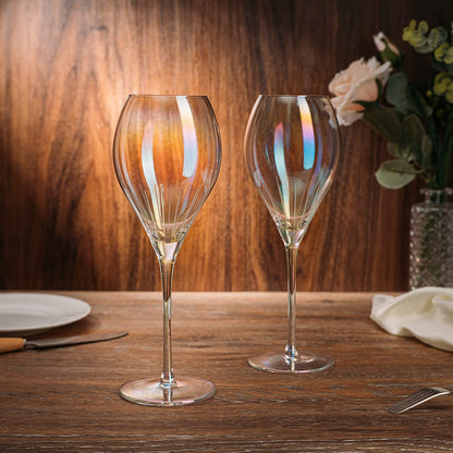 Iridescent Wine Glass Set of 2