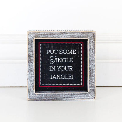 Chalkboard Christmas Wood Signs