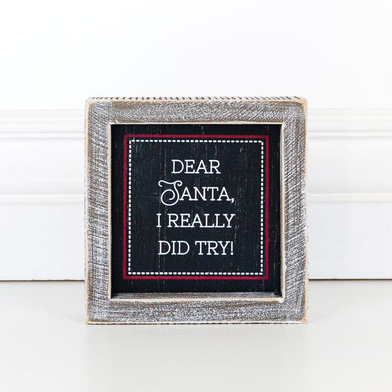 Chalkboard Christmas Wood Signs