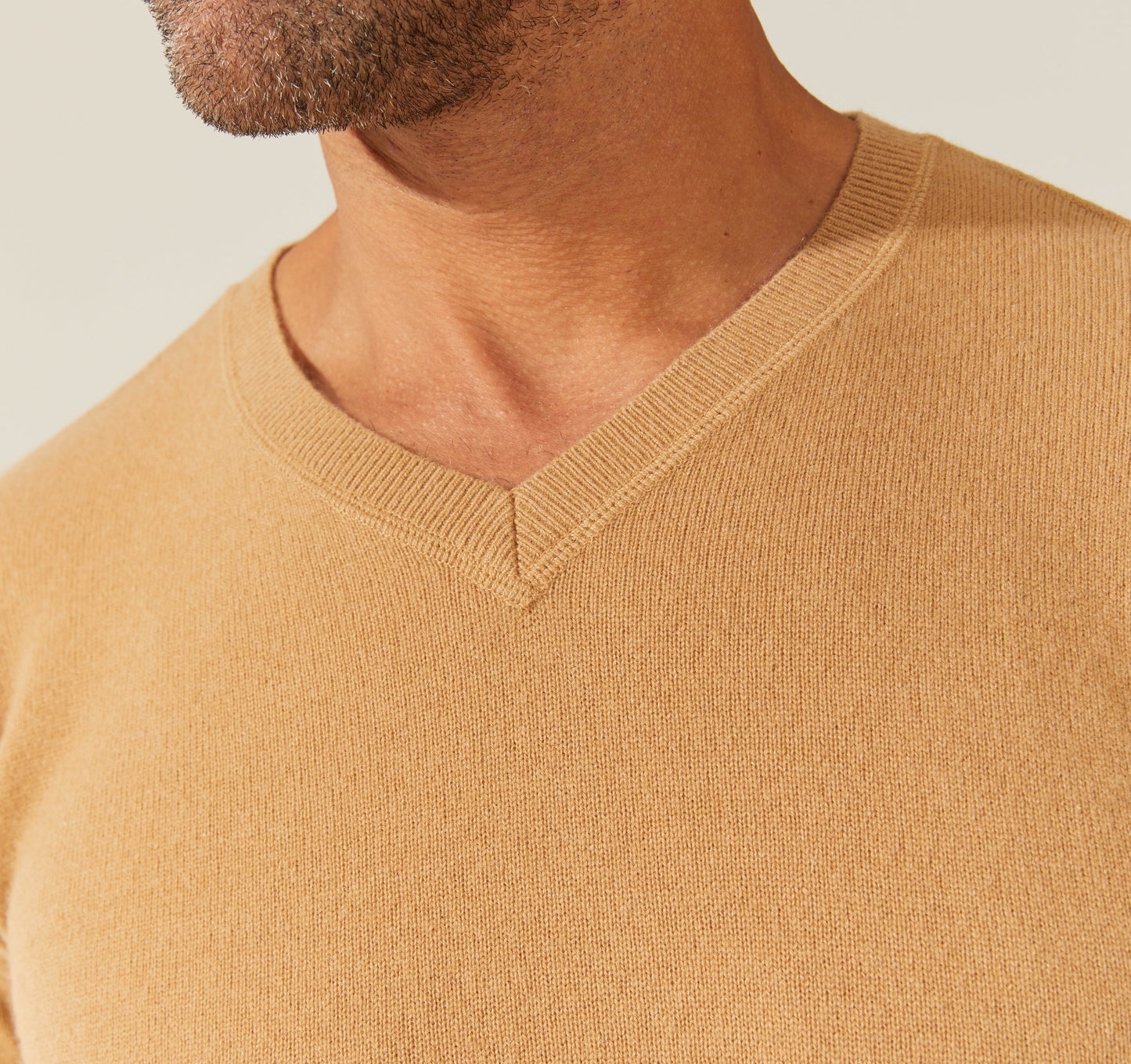 Liam Cashmere V-Neck Sweater by Italic