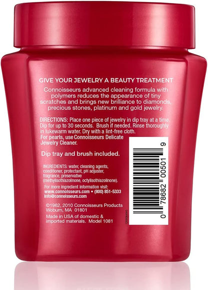 Premium Edition Jewelry Cleaner, Value Size 9.6Oz - Pick from Fine, Silver or Delicate Jewelry Cleaner