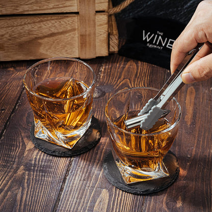 Whiskey Glass and Stones Gift Set