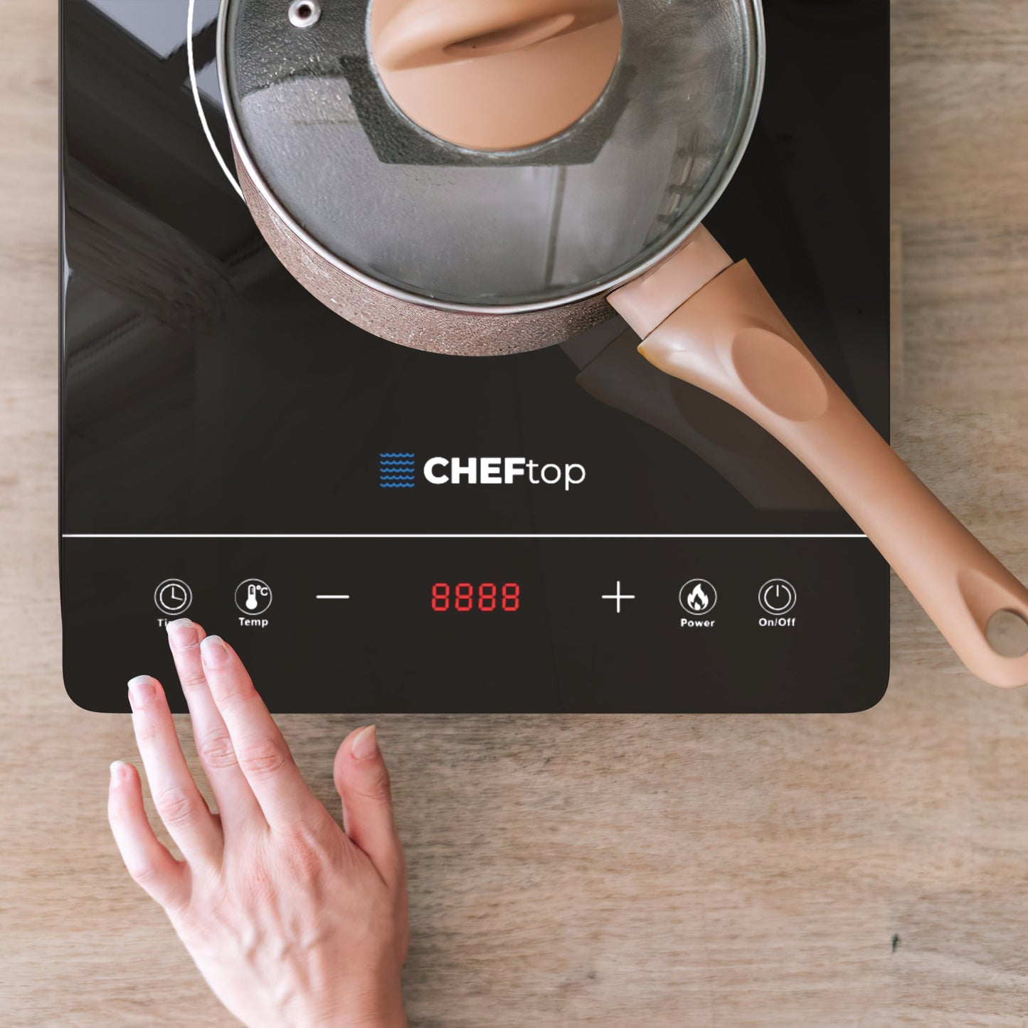 CHEFTop - Single Burner Induction Cooktop by Drinkpod