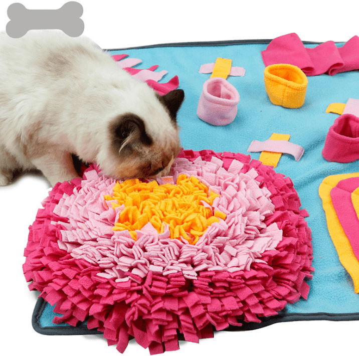 Pet Snuffle Play Mat: Engage, Train, And Delight Your Furry Friend by Dog Hugs Cat