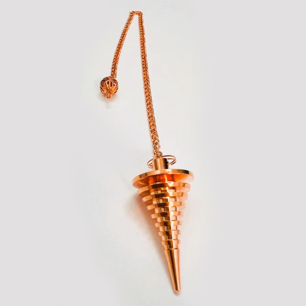 Copper  Solid Spiral Pendulum by Peacefful Intentions