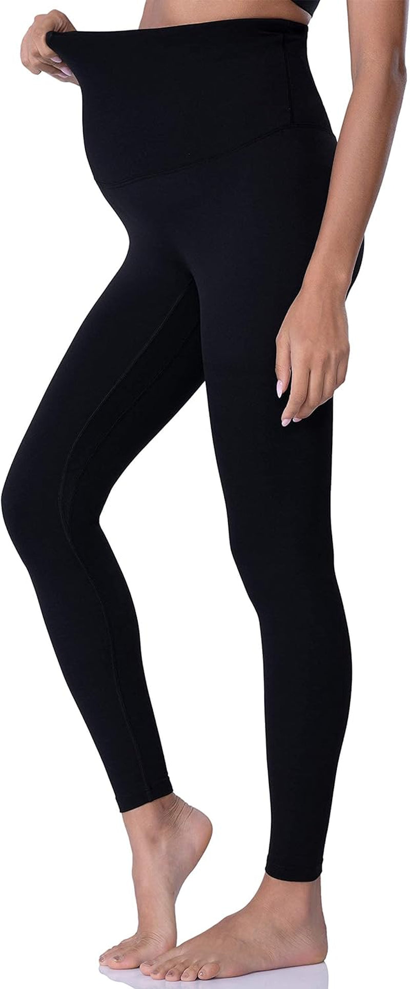 Women'S Maternity Leggings over the Belly Pregnancy Yoga Pants Active Wear Workout Leggings