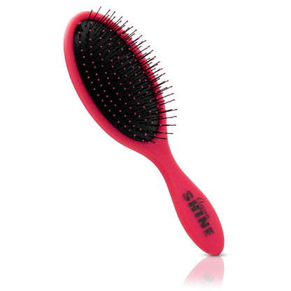 AquaShine Wet & Dry Soft-Touch Paddle Hair Brush