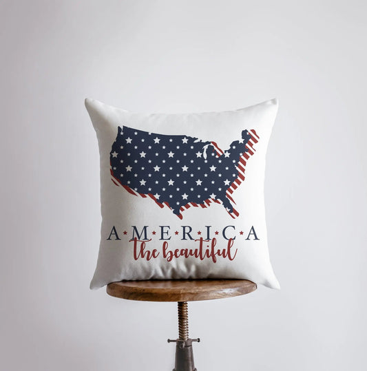 America the Beautiful Pillow Cover