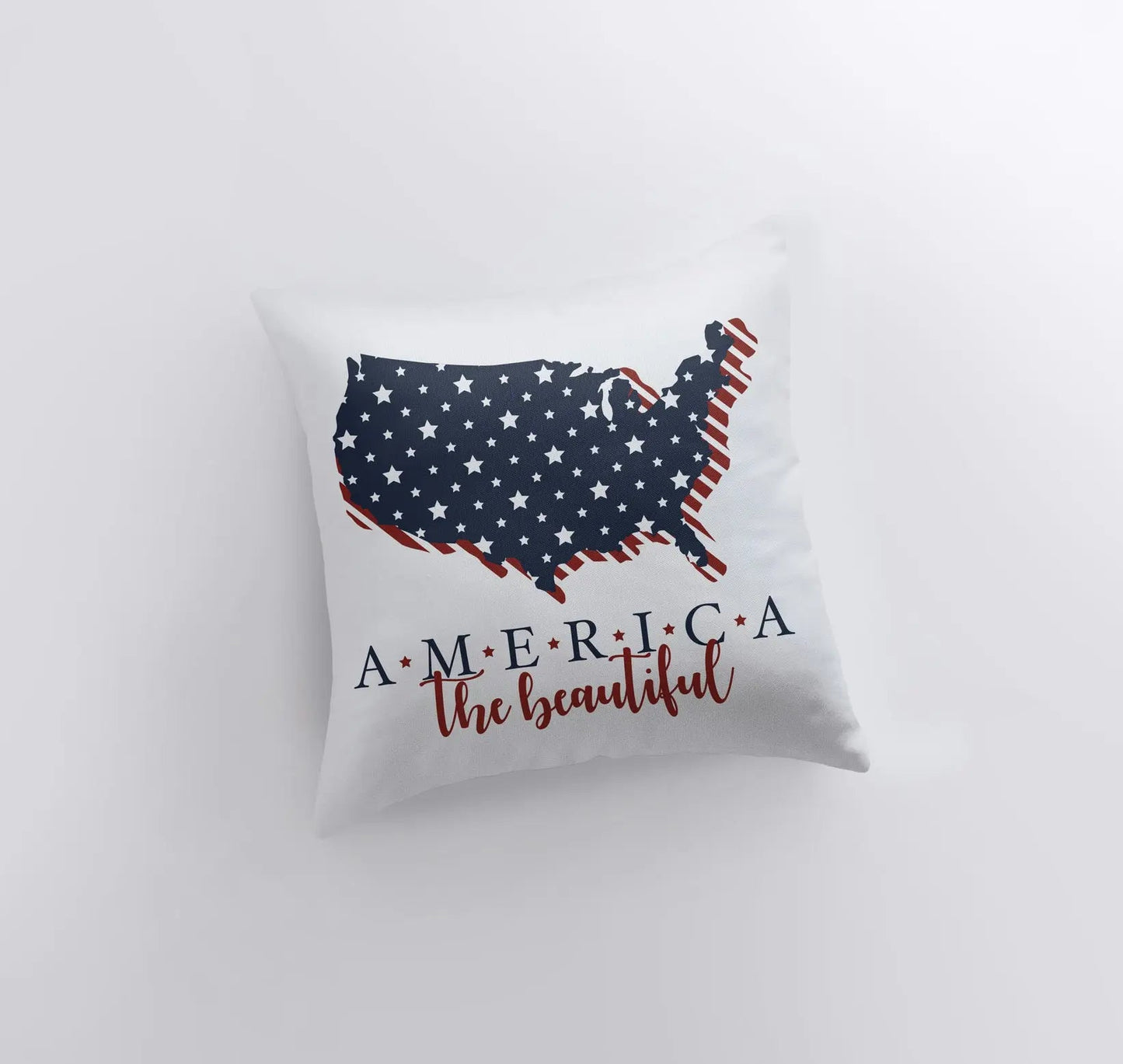 America the Beautiful Pillow Cover