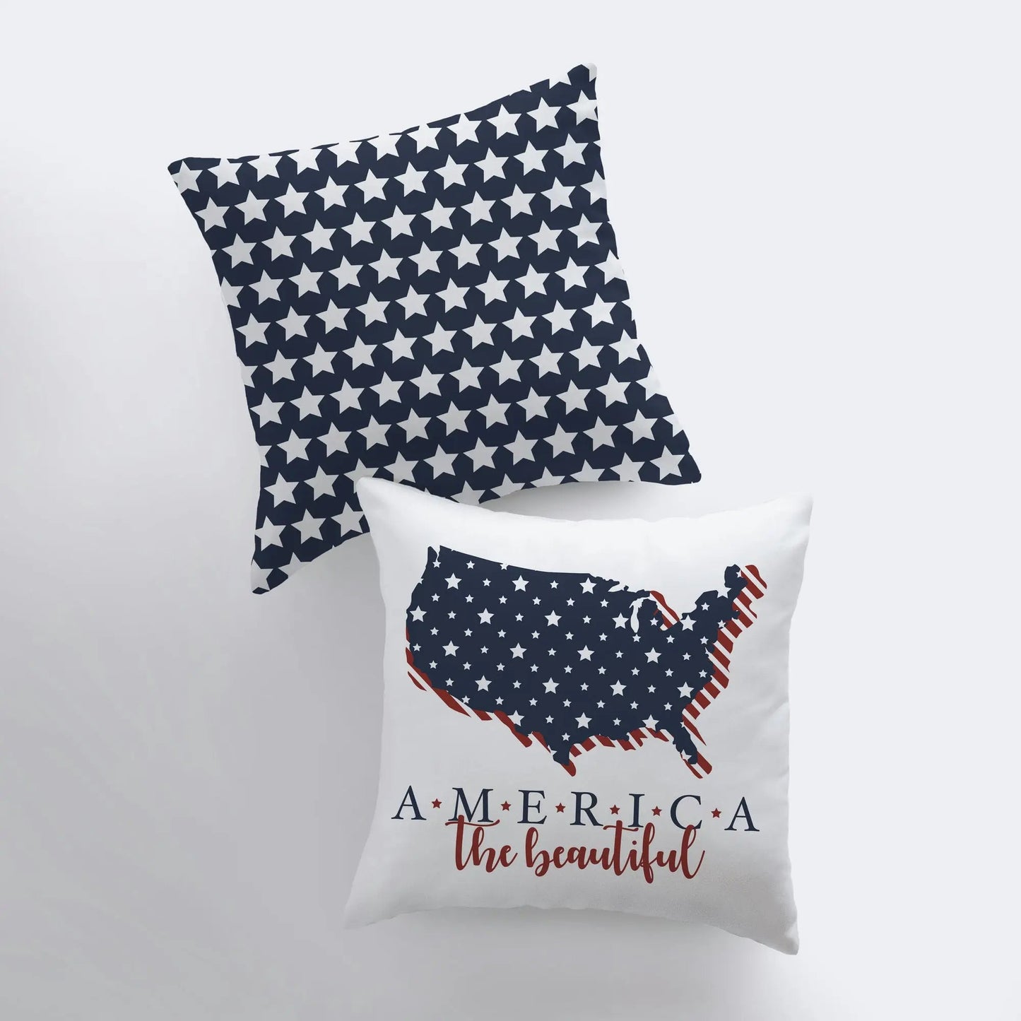 America the Beautiful Pillow Cover