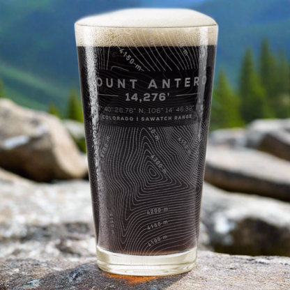 COLORADO 14ers Pint Collection by Lumengrave