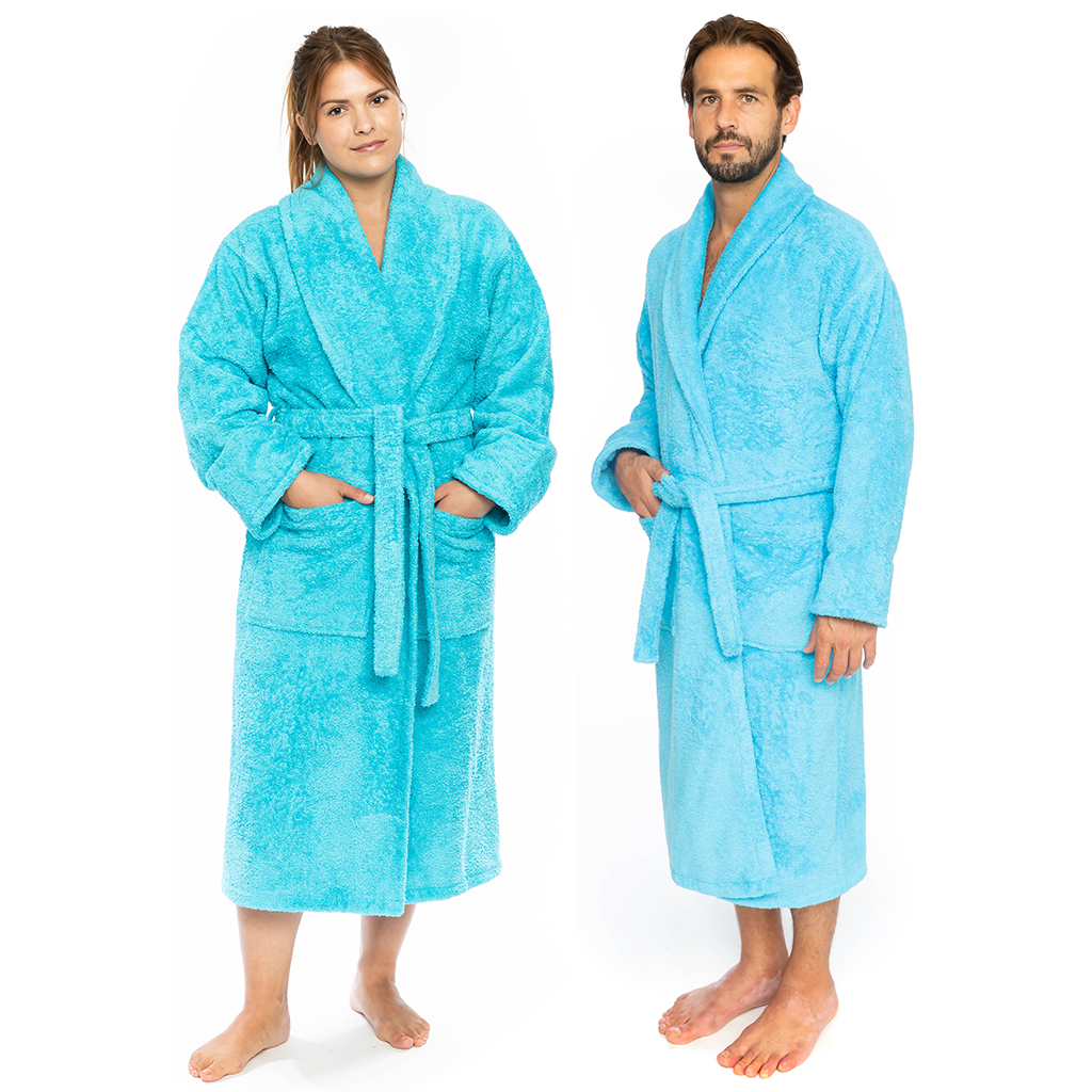 Classic Turkish Combed Cotton Luxurious Thick Unisex Bathrobes by Classic Turkish Towels