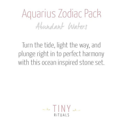 Aquarius Bracelet Set by Tiny Rituals