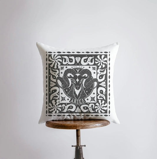 Aries Zodiac Stars Astrology Pillow Cover