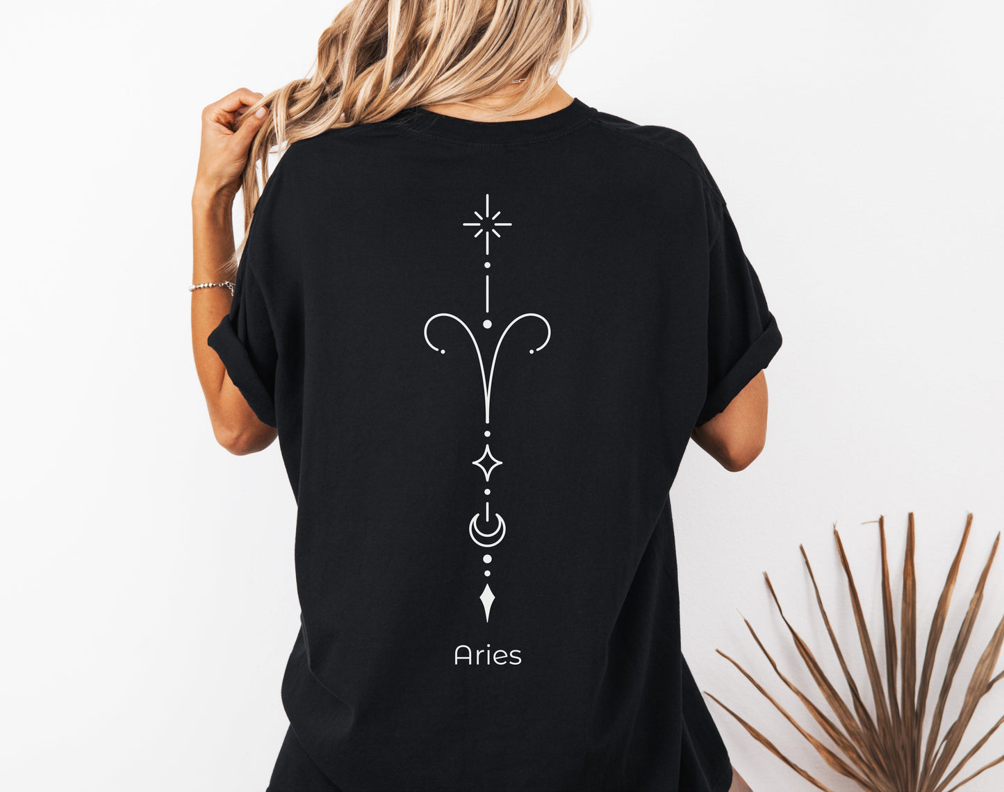 Zodiac Signs Minimalistic Graphic Tee by All The Right Perks LLC