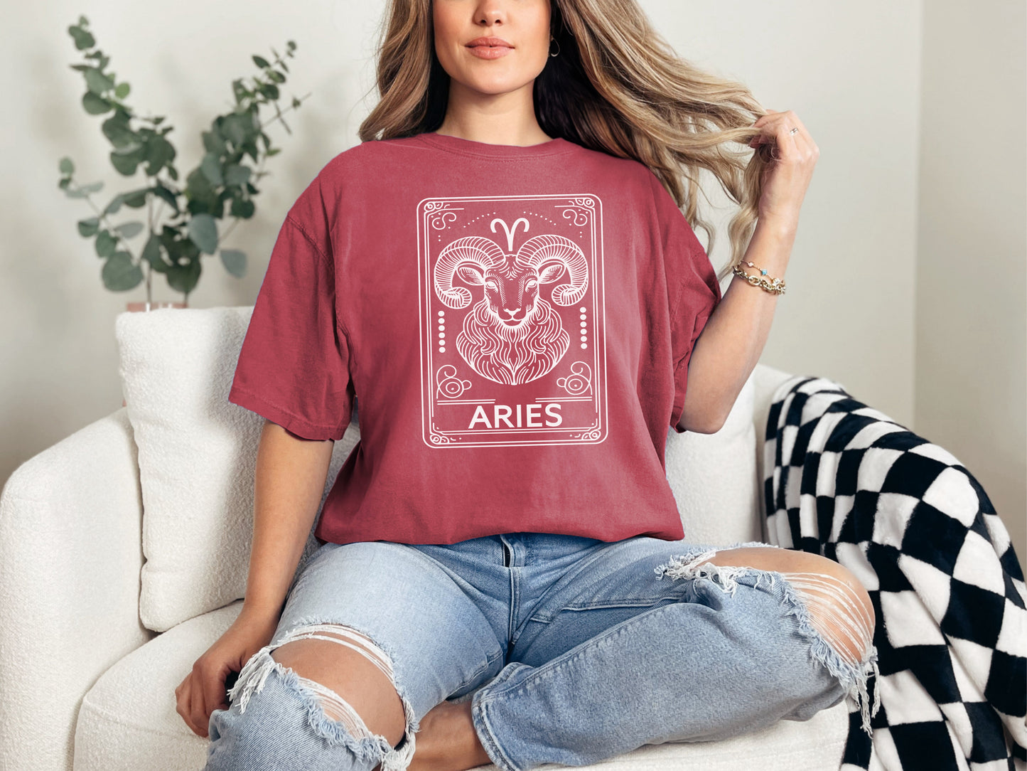 Zodiac Signs Tarot Card Graphic Tee by All The Right Perks LLC
