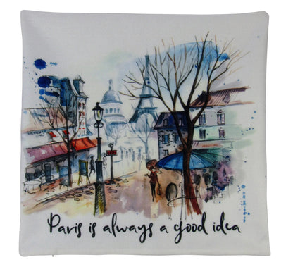 Audrey Hepburn Paris Throw Pillow