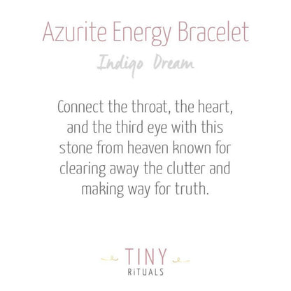 Azurite Energy Bracelet by Tiny Rituals