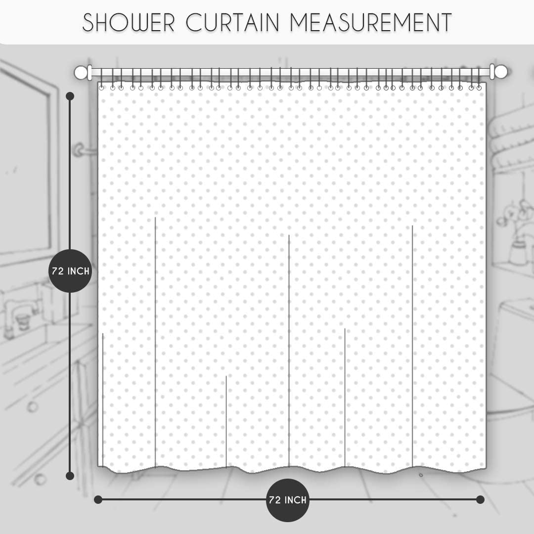 Corner Play Shower Curtain, Heavy Duty Design with 12 Grommets and Hooks, 72 x 72 Inches by Classic Turkish Towels