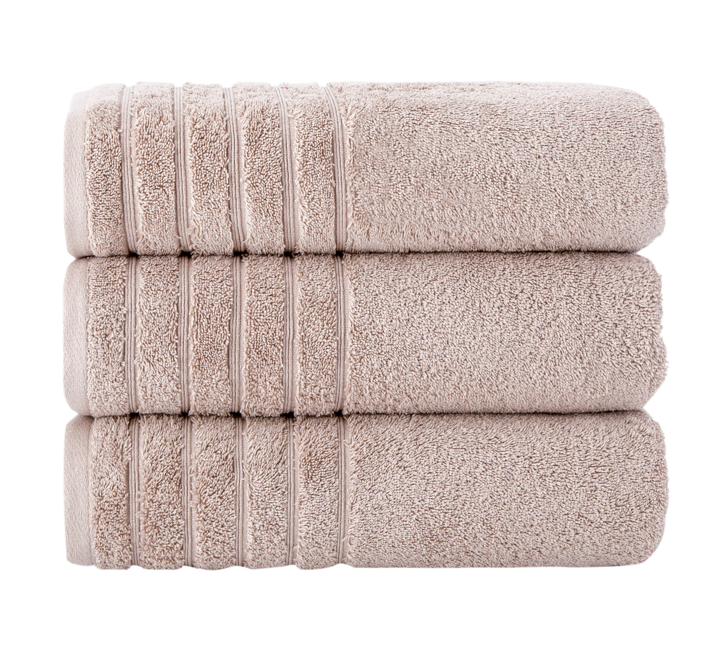 Barnum Turkish Cotton Luxury Large Bath Towels – 3-Piece Set (30"x56")