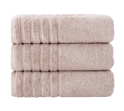 Barnum Turkish Cotton Luxury Large Bath Towels – 3-Piece Set (30"x56")