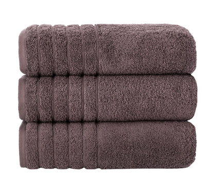 Barnum Turkish Cotton Luxury Large Bath Towels – 3-Piece Set (30"x56")
