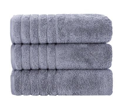 Barnum Turkish Cotton Luxury Large Bath Towels – 3-Piece Set (30"x56")