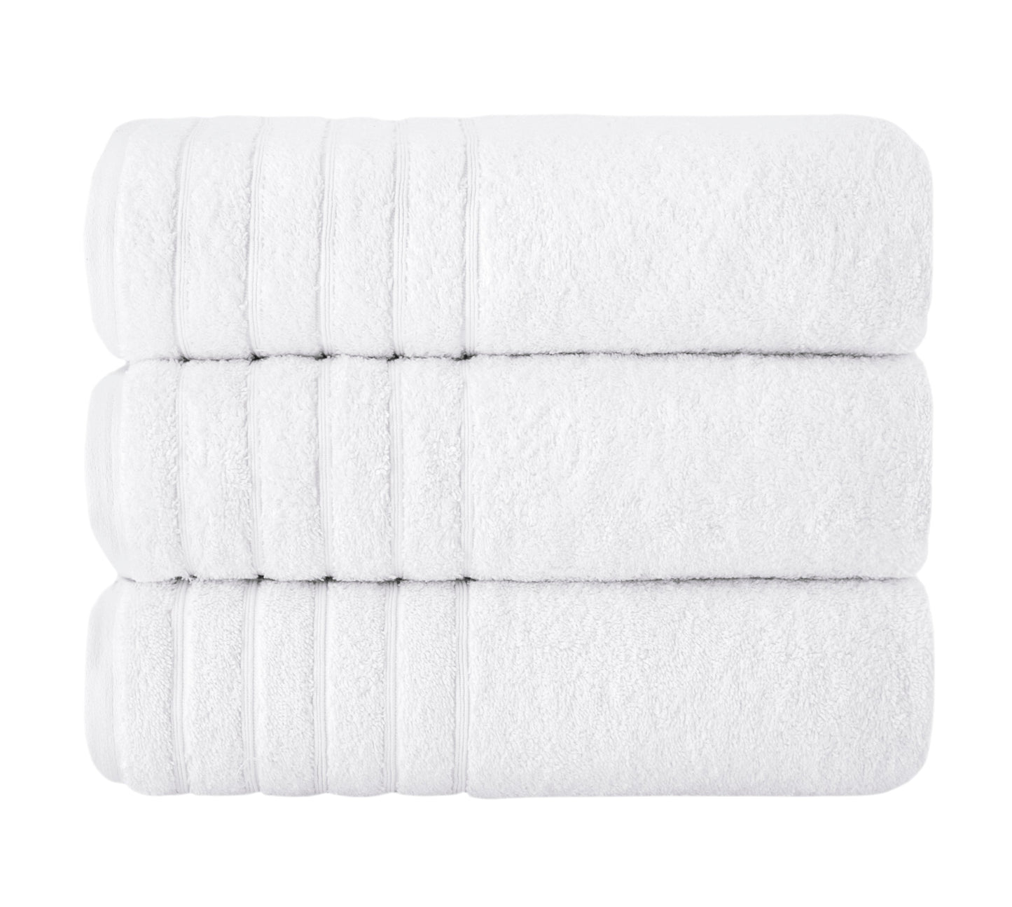 Barnum Turkish Cotton Luxury Large Bath Towels – 3-Piece Set (30"x56")