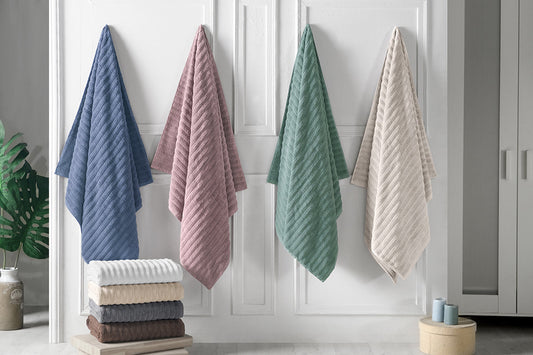 Brampton Turkish Cotton Ultimate Luxury SPA Bath Sheet Towels - 3 Pieces - 40x65" by Classic Turkish Towels