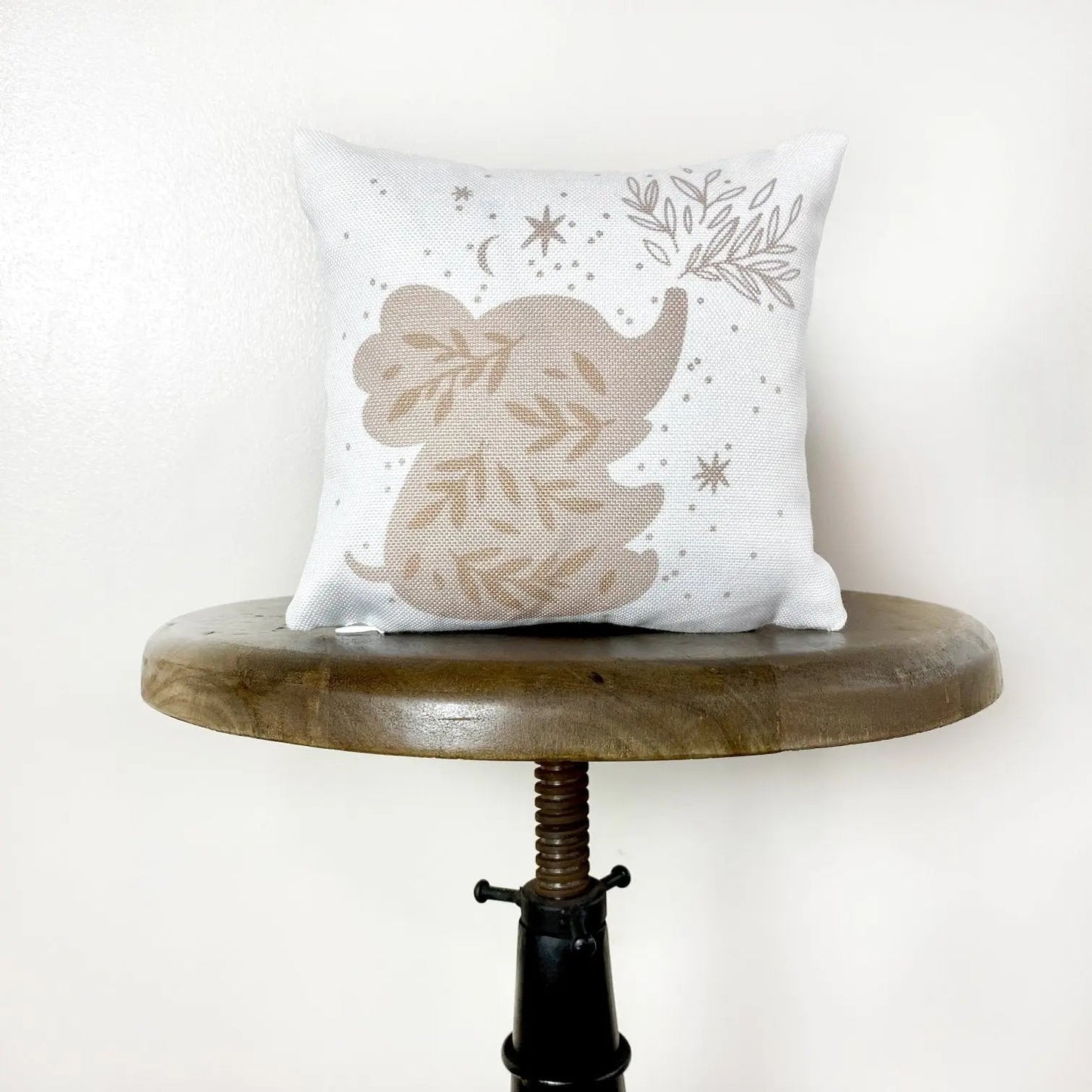 Baby Elephant Throw Pillow