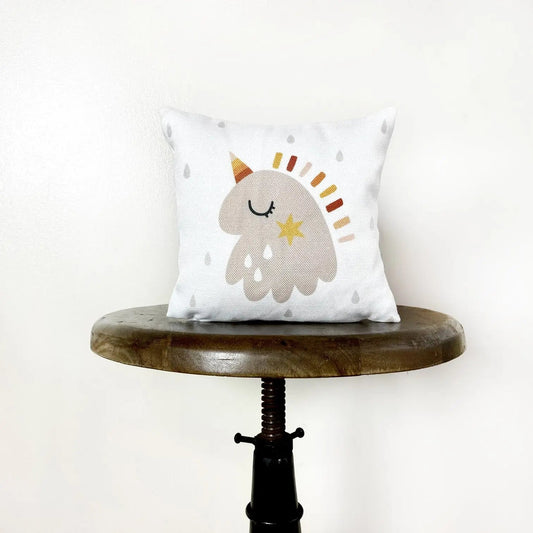 Baby Unicorn Throw Pillow