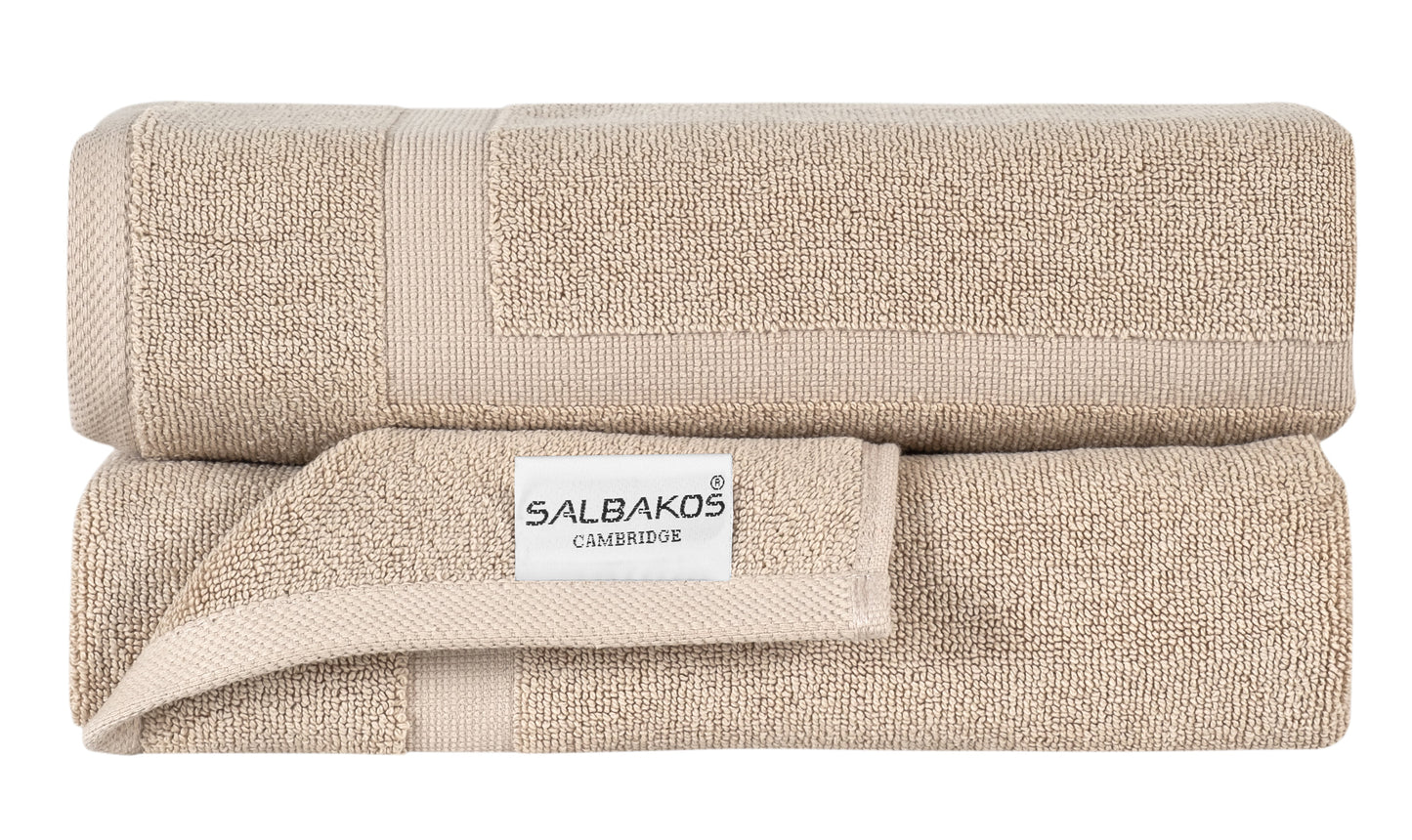 Cambridge Turkish Cotton Bath Mats – 2-Piece Spa-Quality Rug Set, 900 GSM (20"x34")