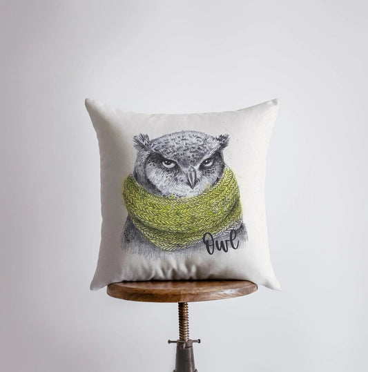 Barn Owl Throw Pillow