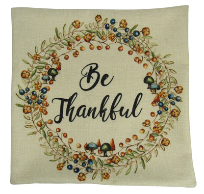 Be Thankful Throw Pillow