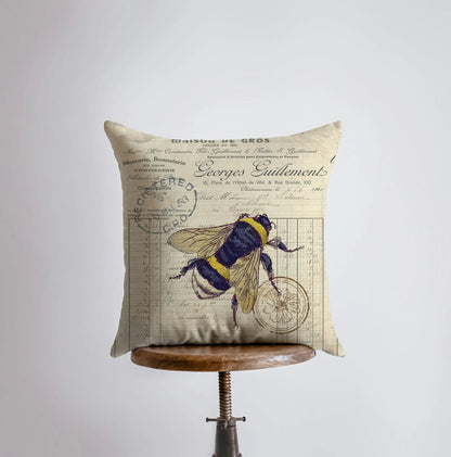 Honey Bee Throw Pillow