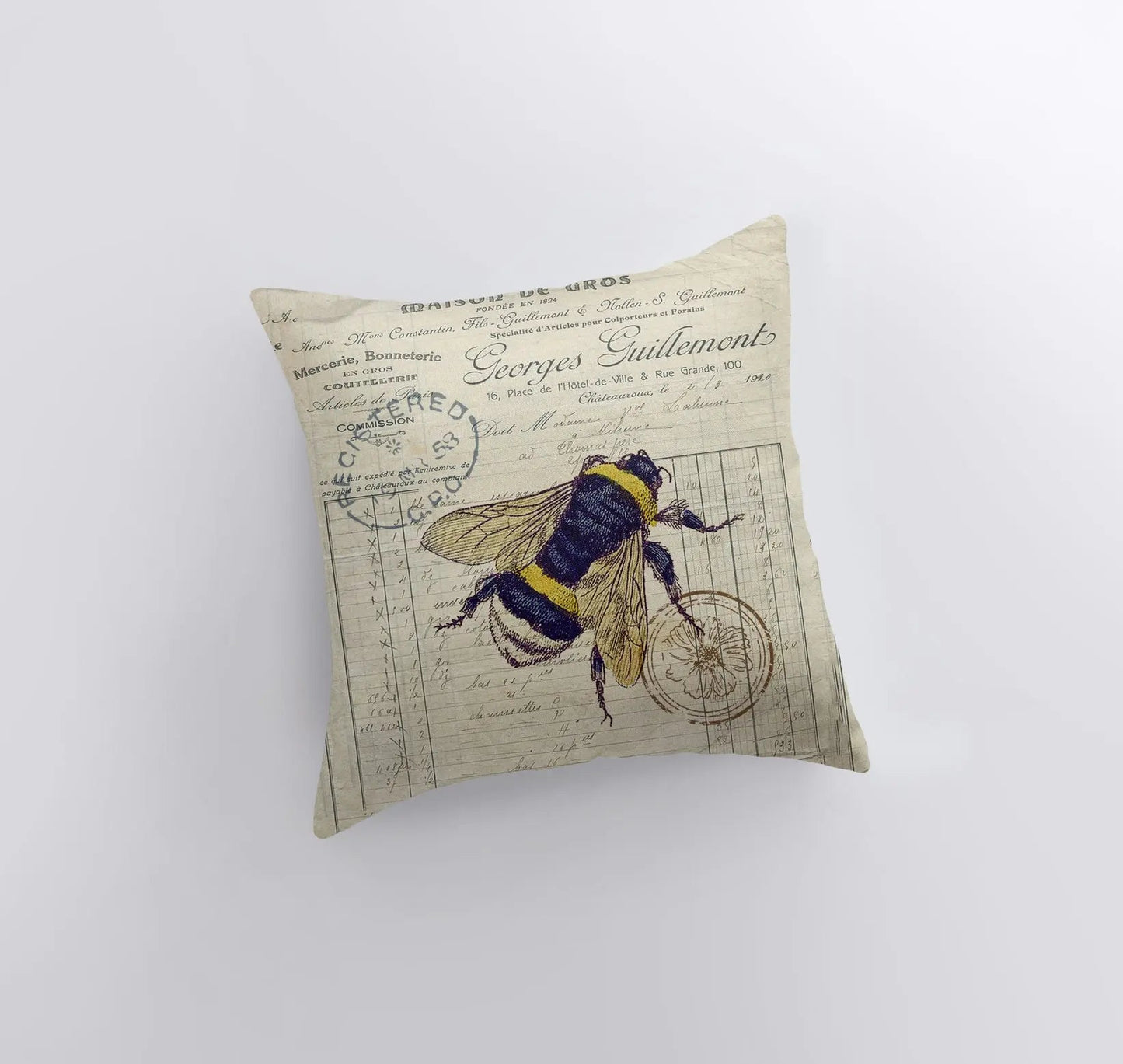 Honey Bee Throw Pillow