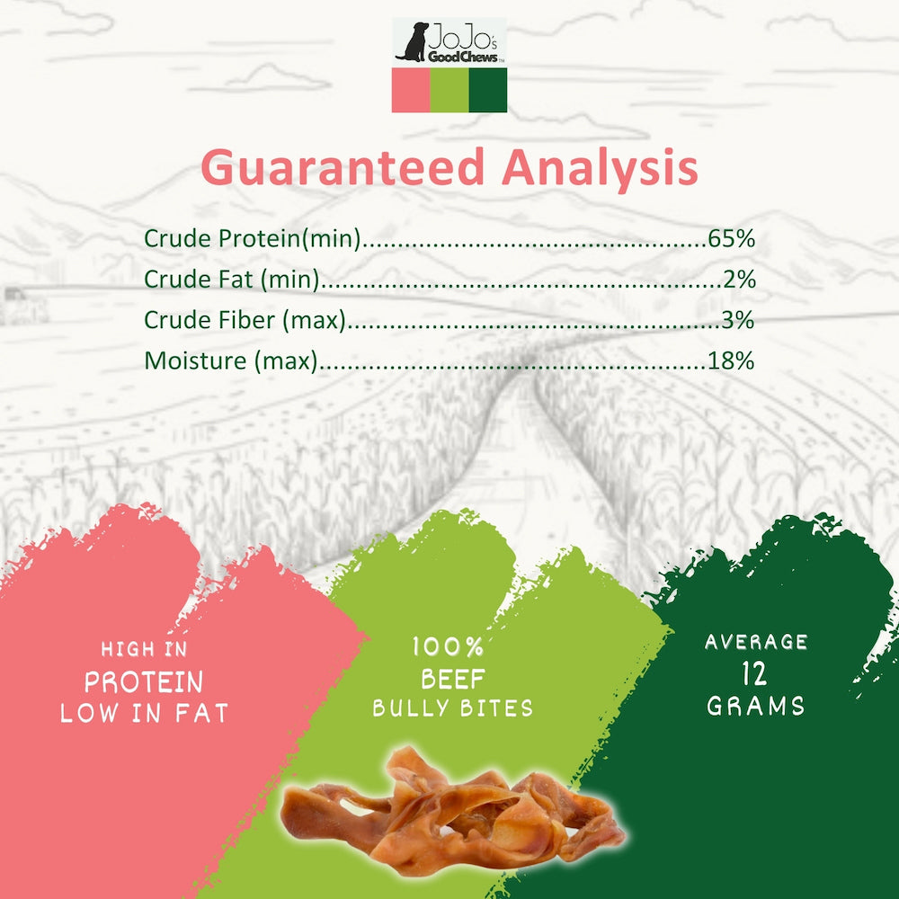 All-Natural Bully Bites/ Nuggets 2-4" 1lb