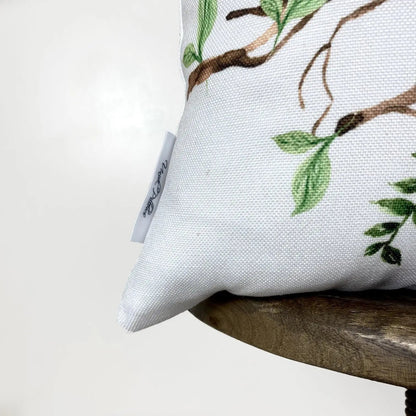 Bird House Throw Pillow