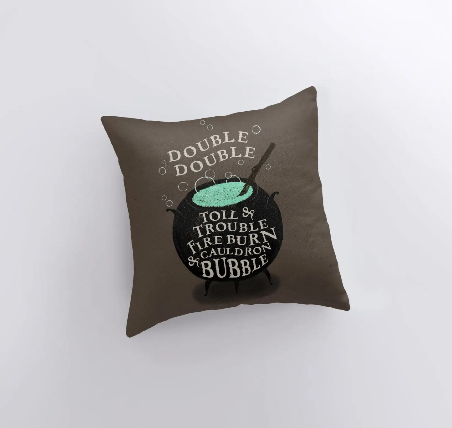 Black Cauldron Boiling Throw Pillow