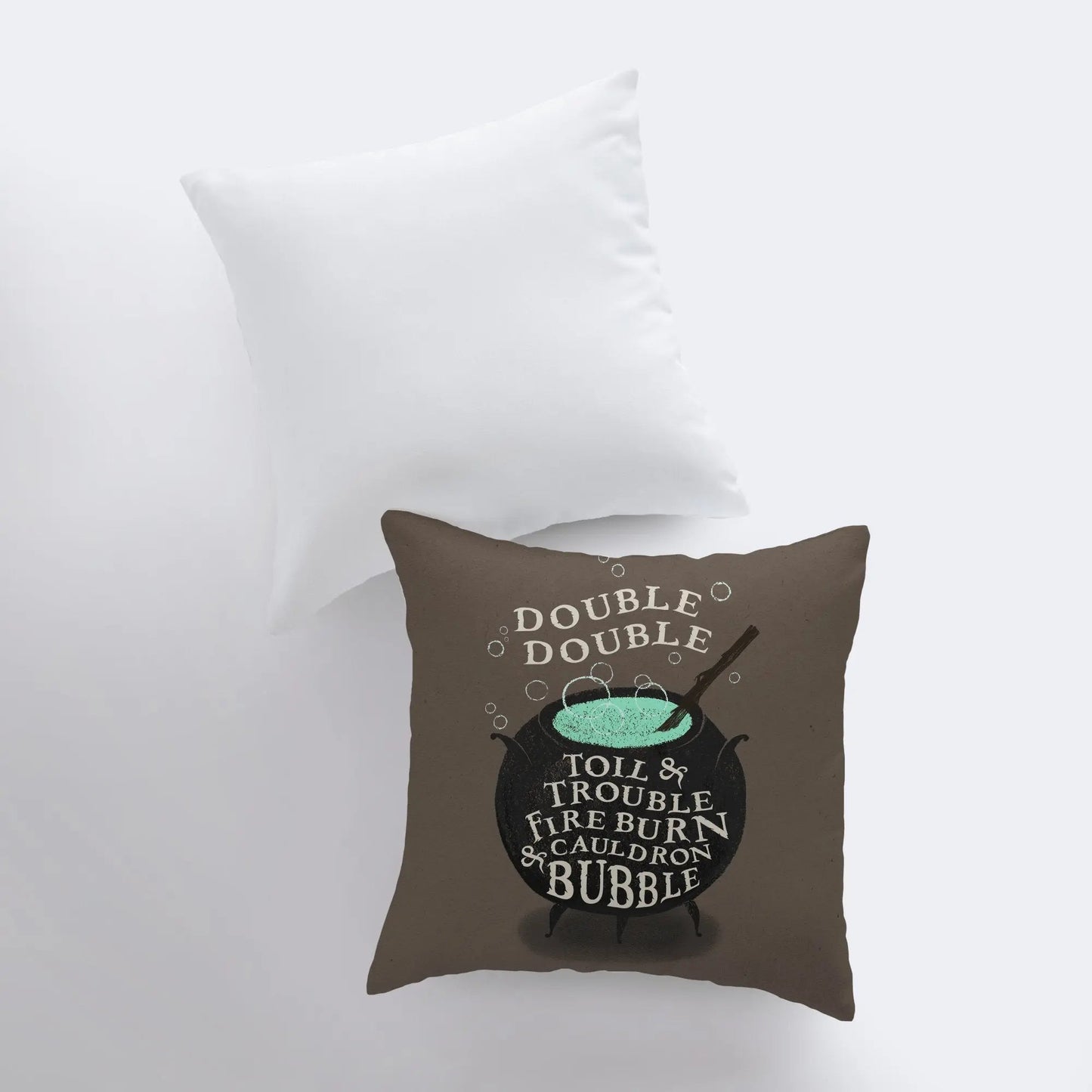 Black Cauldron Boiling Throw Pillow